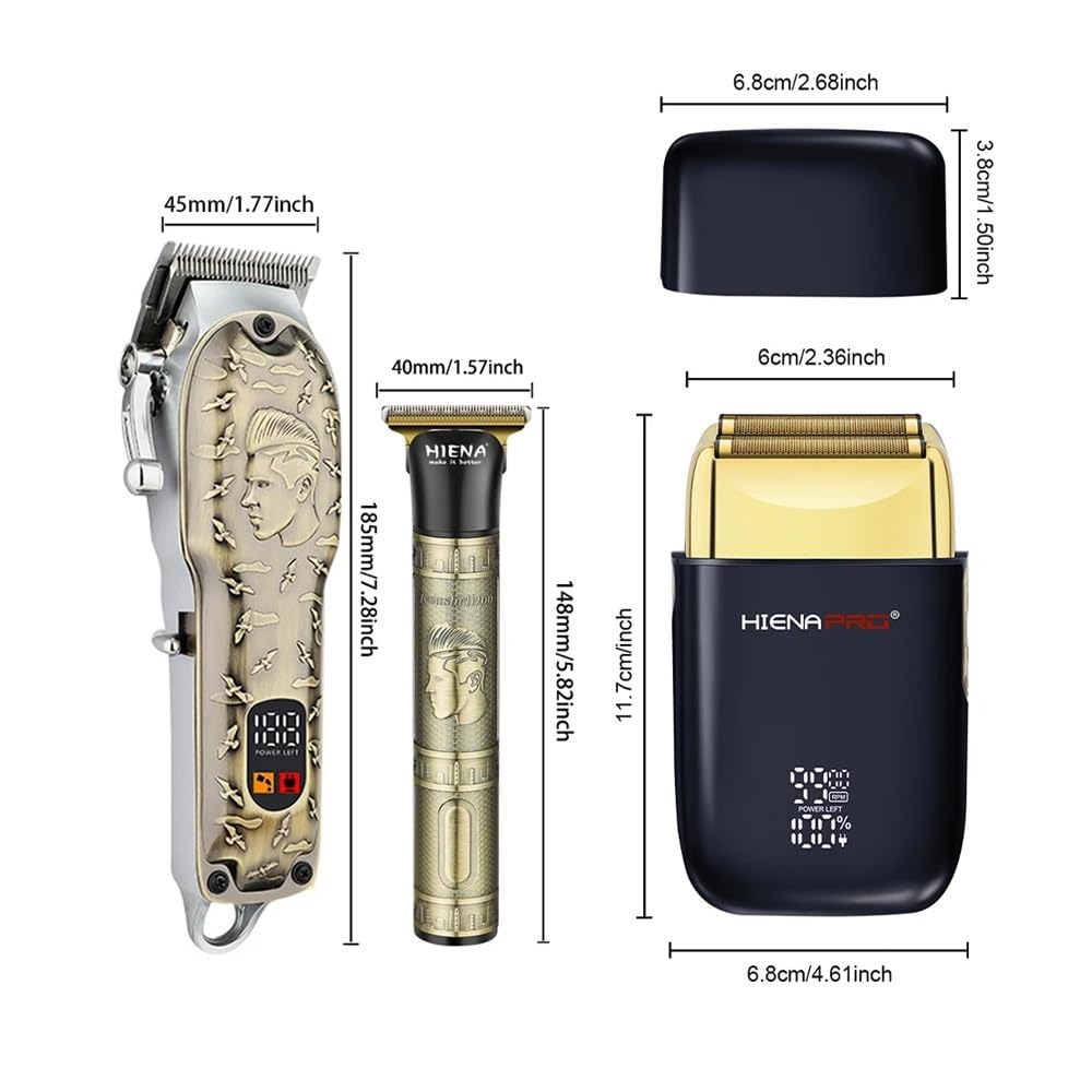 Razors - Cortadora de pelo profesional para hombre, recargable por USB, multifunción, multiuso, 10.000 rpm, afeitadora eléctrica de alta potencia