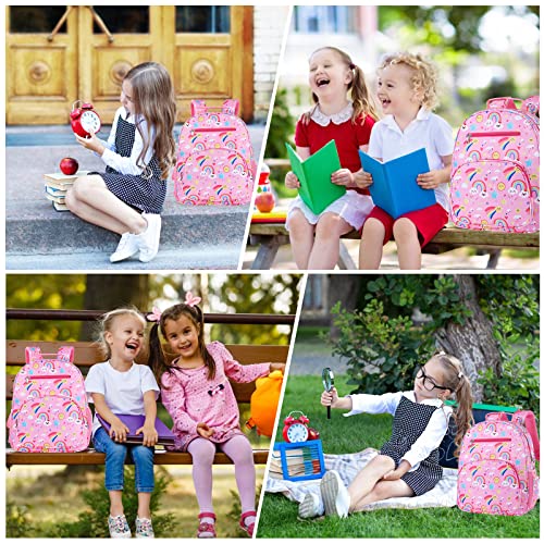 Joyleme Backpack For Girls Kids, Cute Kids Rainbow Clouds School Backpack Casual Daypack, Waterproof Preschool Kindergarten Elementary Large Capacity Schoolbag For Girls（12L） #TOP4