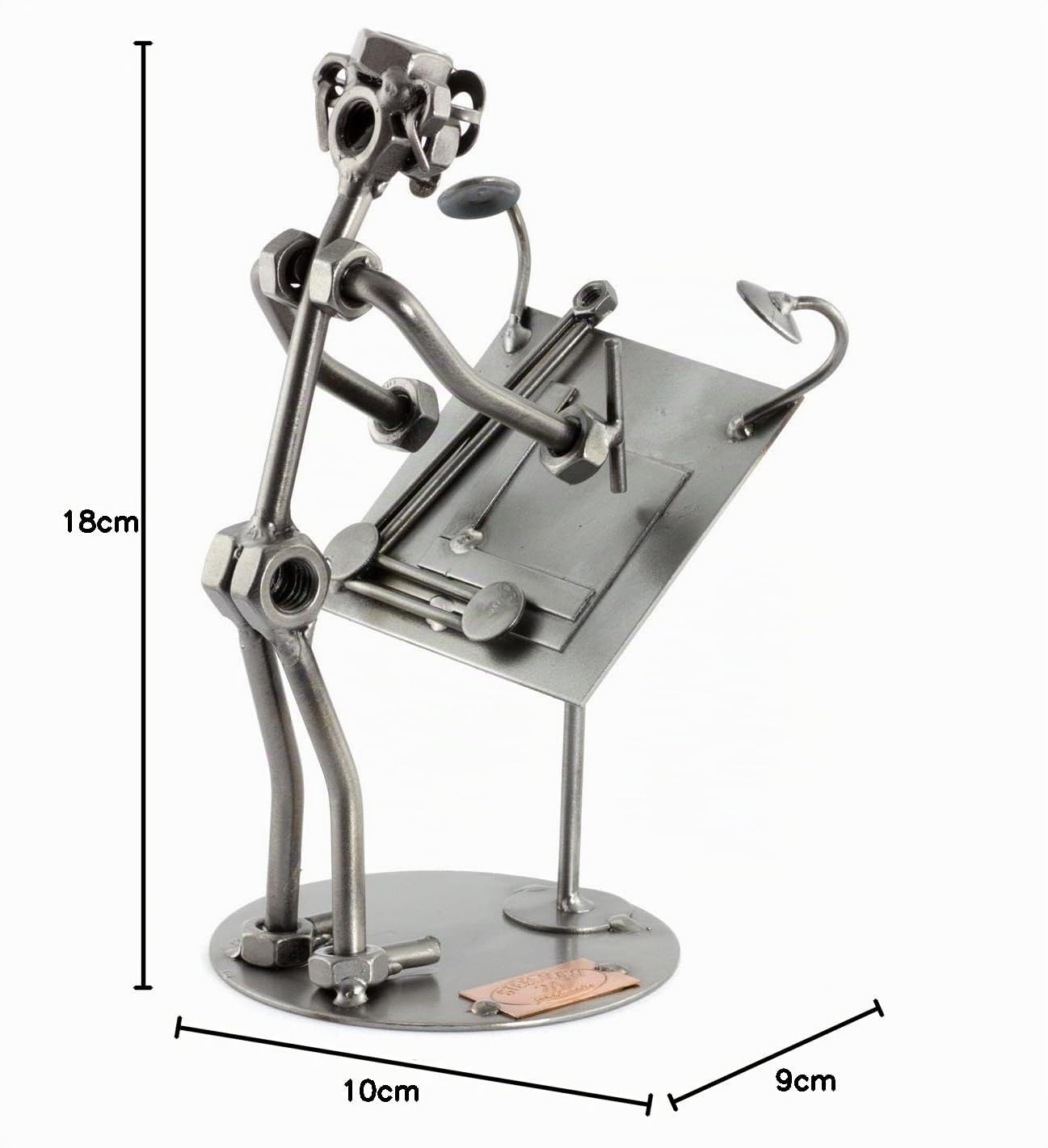 Steelman24 I Arquitecto I Made in Germany I Idea para Regalo I Figura de metalo