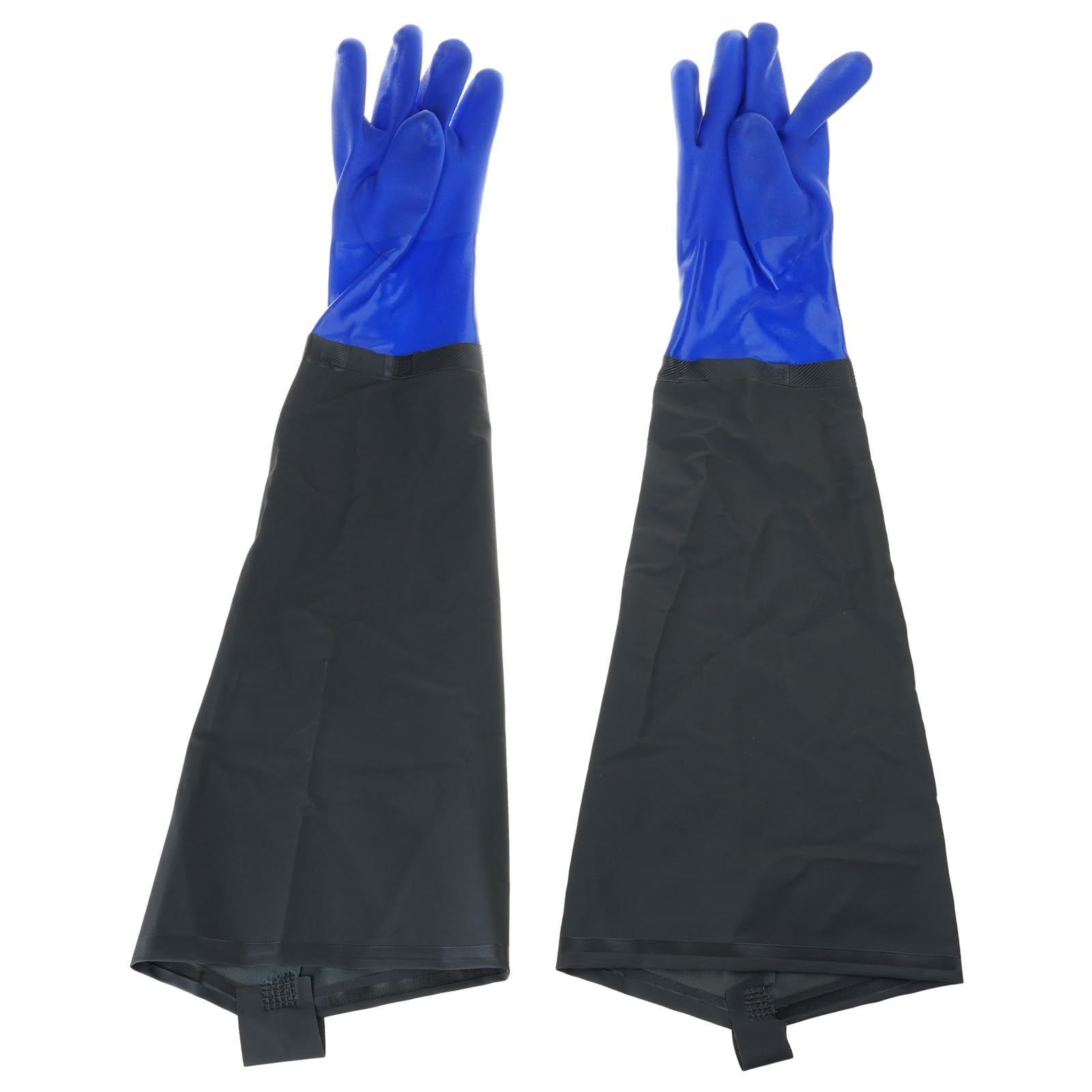 Tsophreniq Frosted And Velvet Lasting Long Waterproof Rubber Gloves Pond Resistant For Dishwashing, Vehicle Cleaning Garden