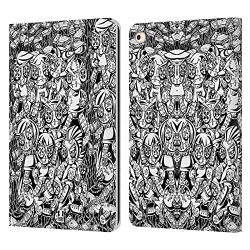 Étui portefeuille en cuir Apple iPad 9.7 2017 2018 Head Case Designs Punk Mix