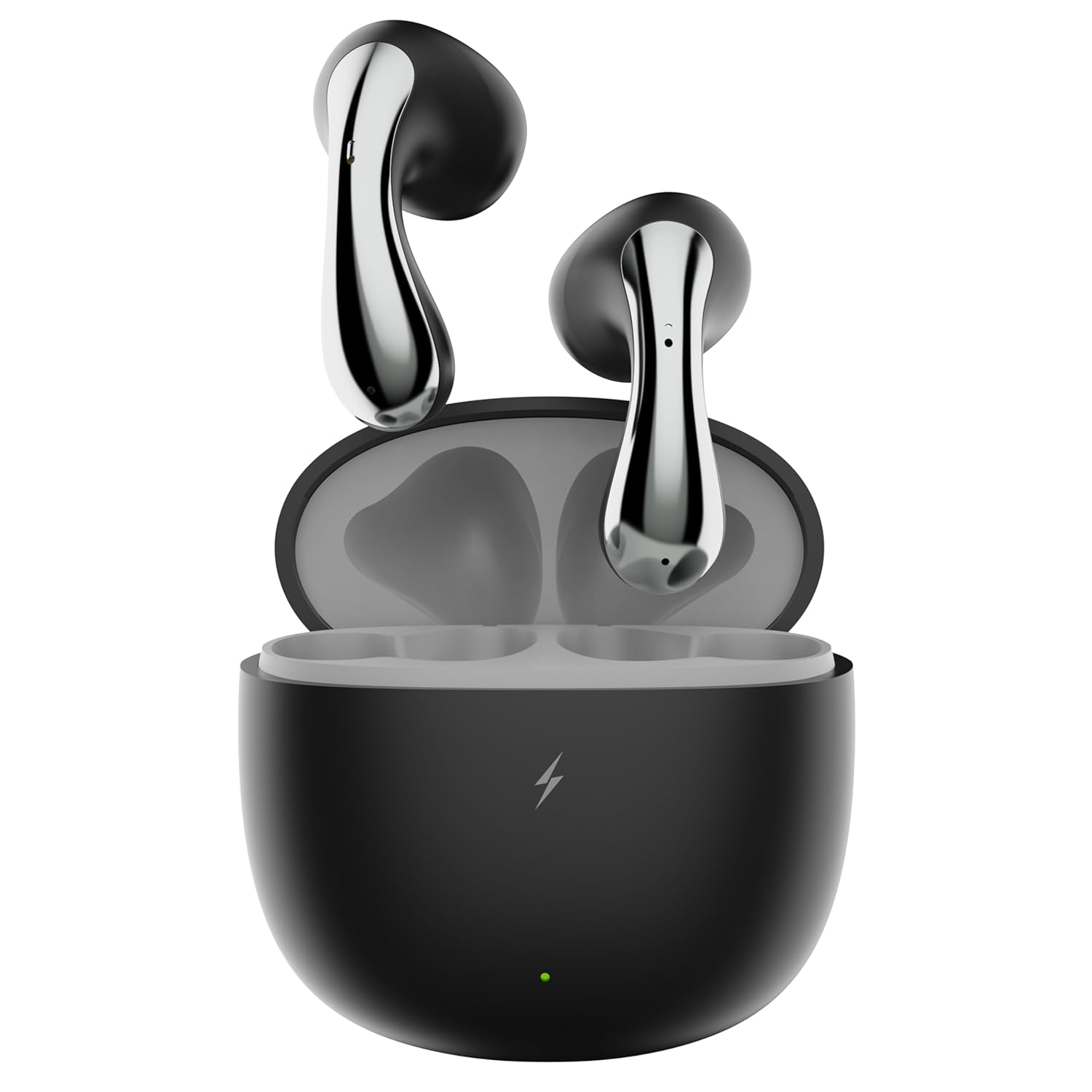 Fire-Boltt Newly Launched Aero Lite TWS Earbuds Custom EQ Wireless Bluetooth 5.4 Music & App Support 50H Playtime Fast Charging Case 50ms Low Latency for Gaming Touch Controls Midnight Black