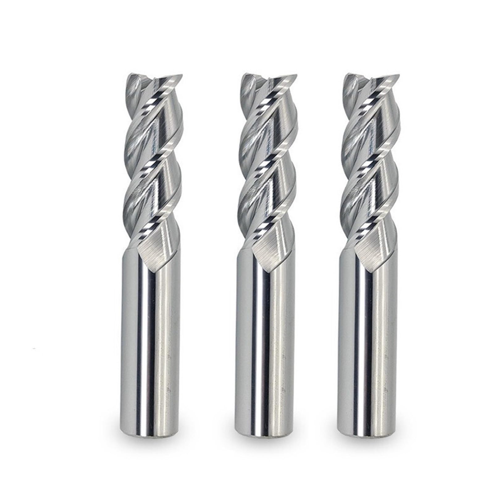 1 Uds herramientas de fresado Cnc cortador HRC50 3 flauta aluminio cobre madera Metal carburo extremo molino 1mm 2mm 3mm 4mm 5mm 6mm(5x6Dx50L)