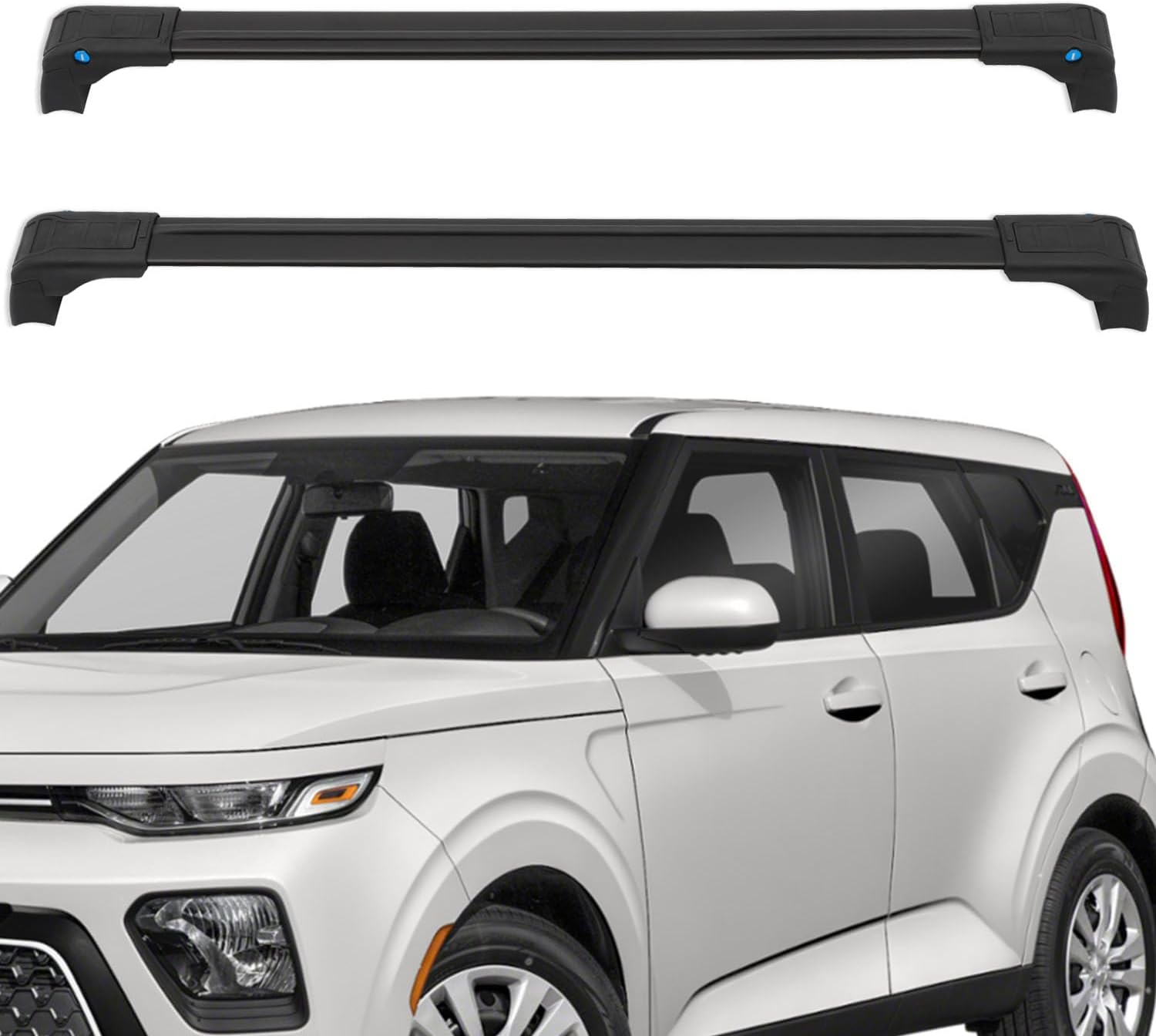OCPTY Roof Rack Crossbars Fit for Kia Soul 20202021 Cargo Bars for Cargo Carrier