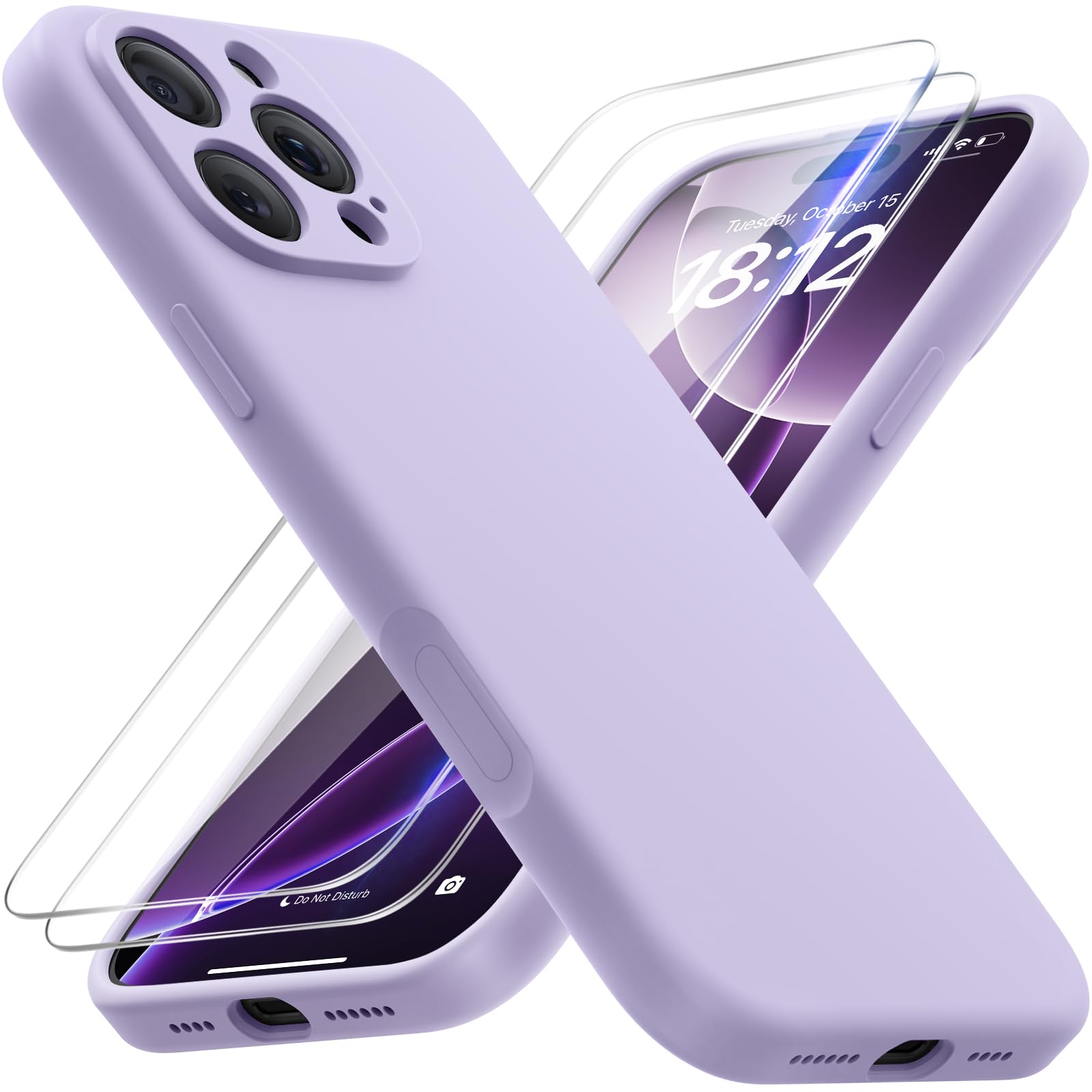 FlyReal Magnetic for iPhone 16 Pro Max Case, Compatible with MagSafe, (Integrated Silicone Camera Control Button & Camera Protection) +Screen