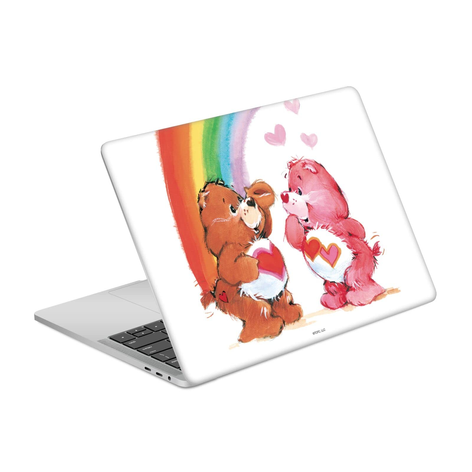 Autocollant vinyle MacBook Pro 13.3 A1708 compatible Care Bears Rainbow