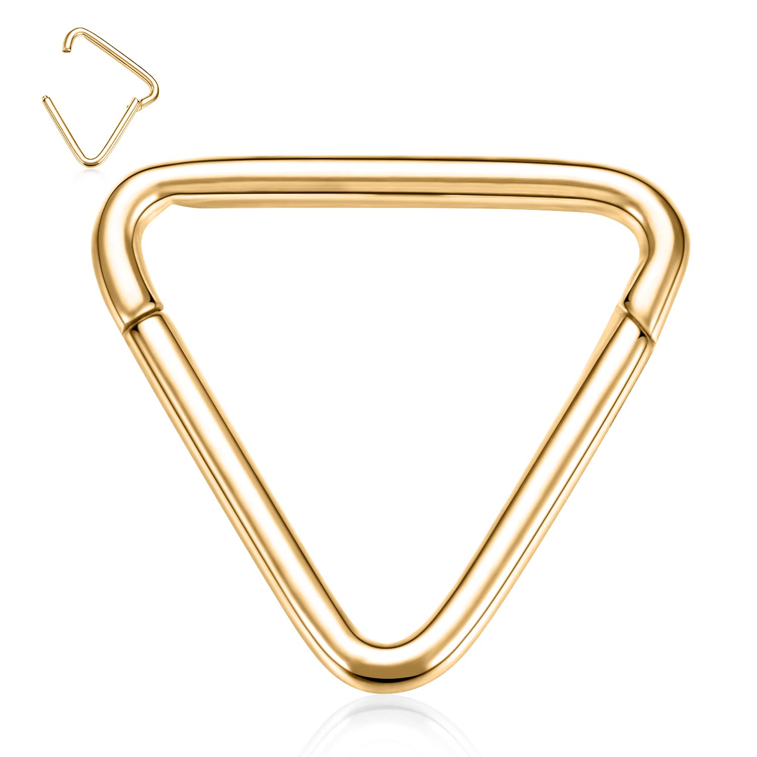 hengkaixuan Teardrop Daith Earrings Septum Jewellery Nose Hoop Ring Surgical Steel Daith Rook Tragus Piercing Jewellery Septum Clicker Ring Small Hoop Earring — view 47