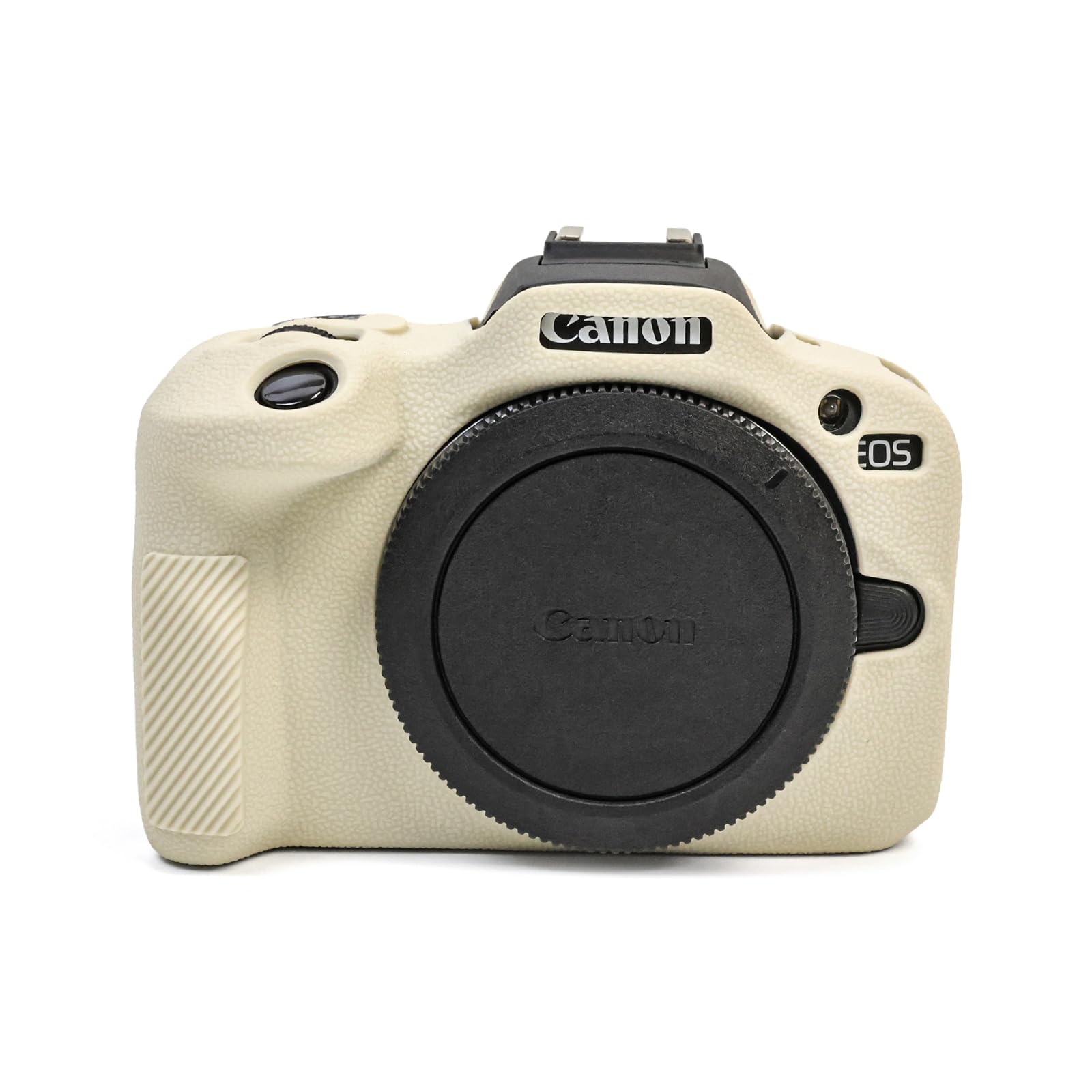 MUZIRI KINOKOO EOS R100 EOSR100 Case, Soft Silicone Protective Case for Canon EOS R100/EOSR100 Mirrorless Camera - Anti-Scratch Slim Fit R100 Silicon Case - White