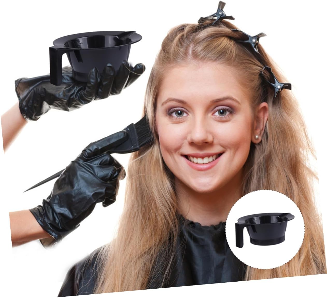 VALICLUD 24pcs Hair Dyeing Bowl Kit Mixing Bowls for Easy Hair Application Essential Tools for Salon and Hairdressing