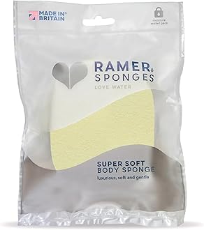 – Shower Sponge - Super Soft Body Sponge Small (Yellow