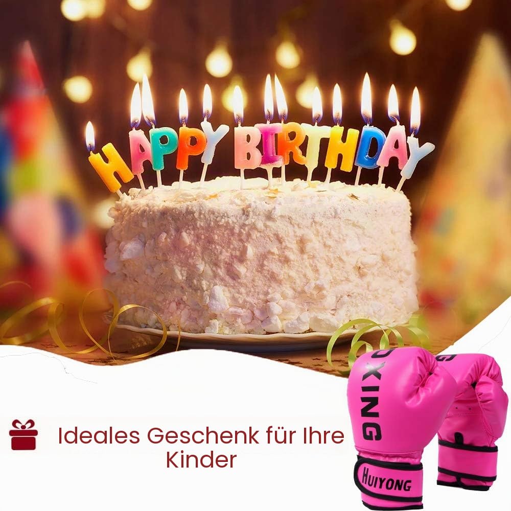 HUINING Kinder Boxhandschuhe, Training Boxhandschuhe für Kinder im Alter von 3–15 Jahren