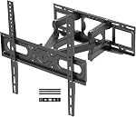 Support Mural TV à Mouvement Complet pour Téléviseurs/Moniteurs Plans/LED LCD de 13 à 42 po | Support Mural TV Articulé, Bras Ajustables, Pivot Inclinaison & Rotation, Max 44lbs VESA 200x200mm