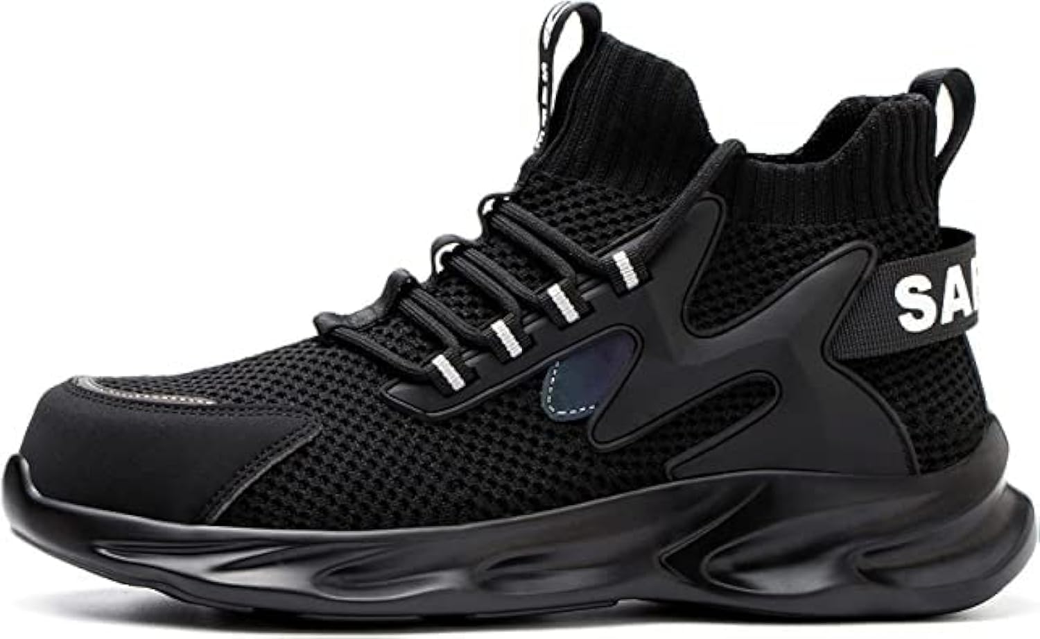 DUCHIC Anti smash Steel Toe Safety Work Shoes for Men Women Light Weight Breathable Comfortable Industrial Construction Sneakers 43 EU