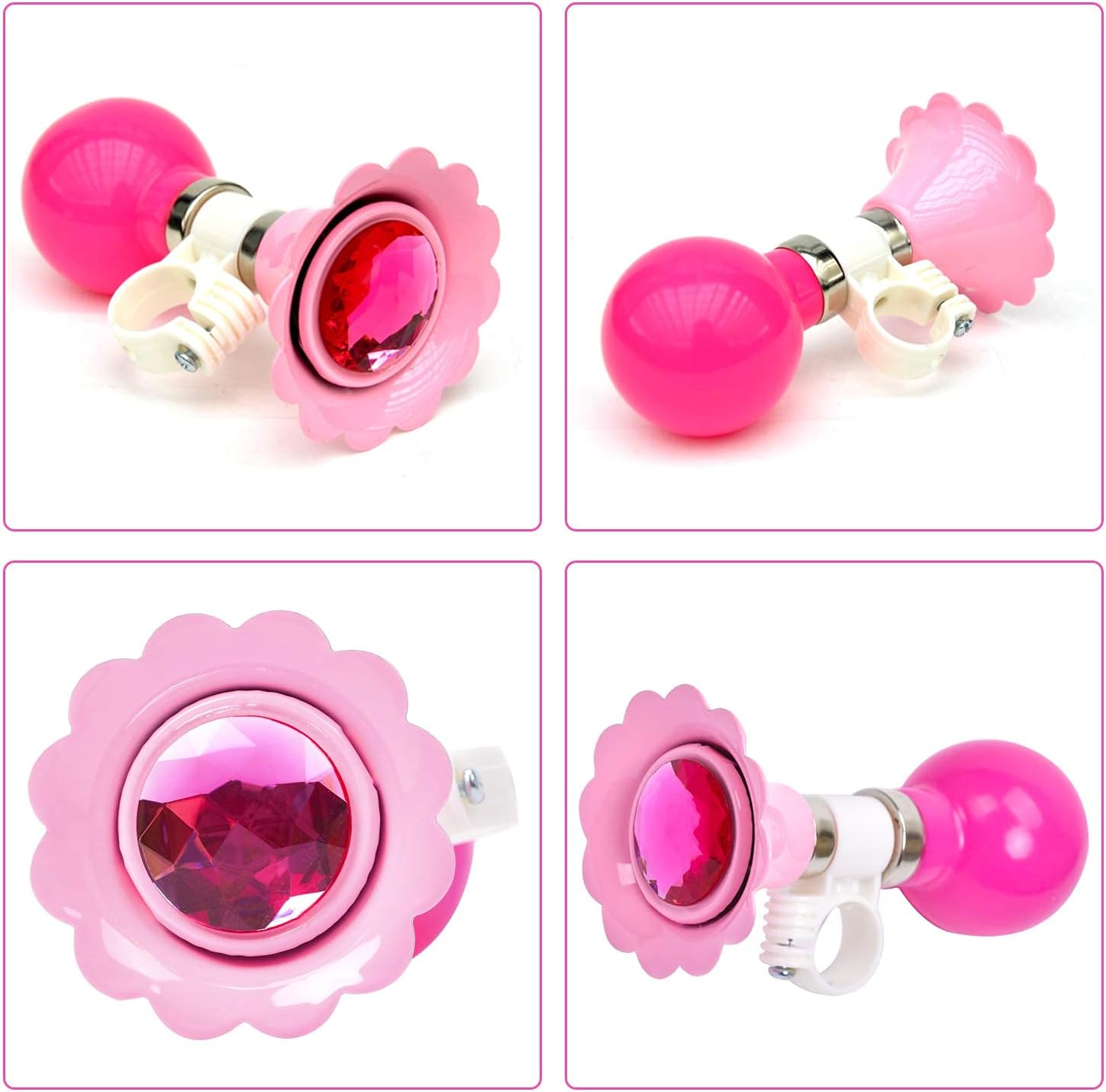 Bicycle Training Wheels for Kids Variable Bike of 18 20 22 Inch and Kids Bike Horn with 2 Pack Bike Handle Streamers