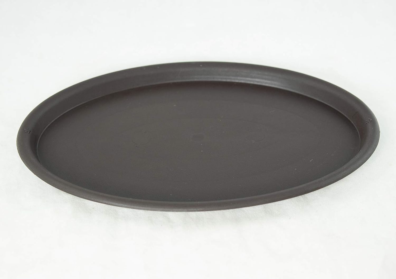 2 Sets Oval Heavy Duty Dark Brown Plastic Cactus & Succulent Planter, Bonsai Training Pot + Tray + Mesh - 7"x 4.5"x 2" (2xB-8+1021)