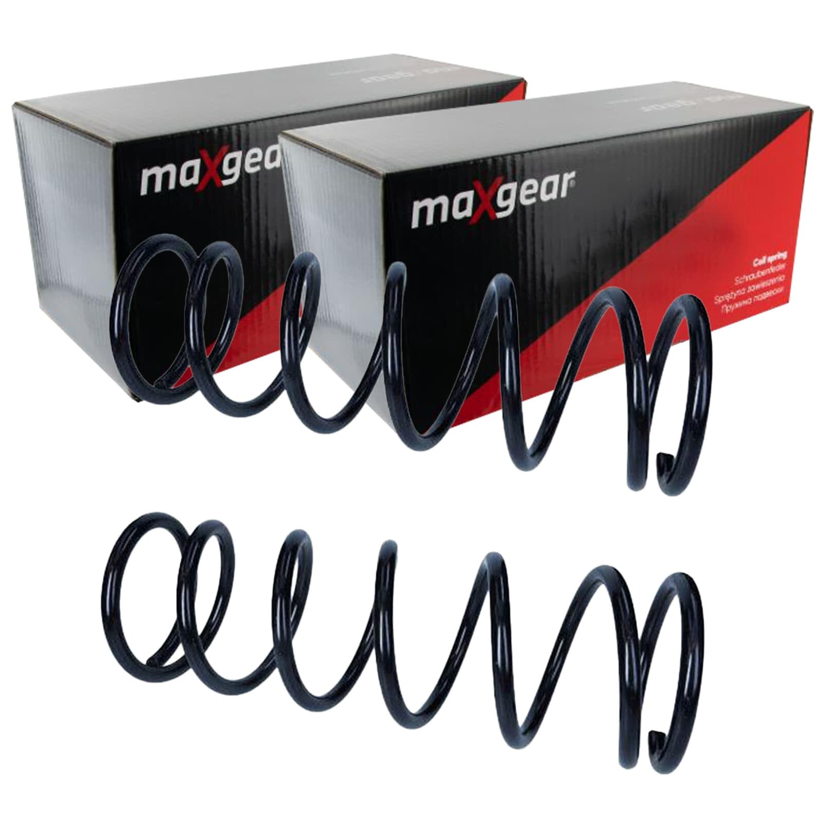 2X Maxgear Fahrwerksfedern Federn hinten
