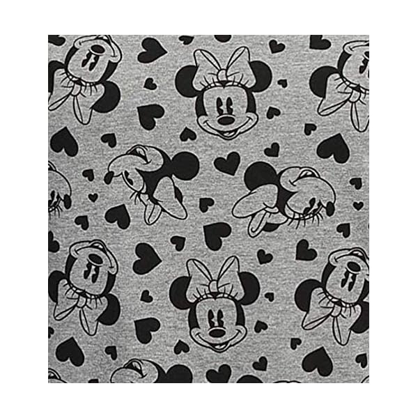 Disney-Womens-Plus-Size-T-Shirt-Minnie-Mouse-Print Disney Womens Plus Size T-Shirt Minnie Mouse All Over Print (Heather Grey, 3X)