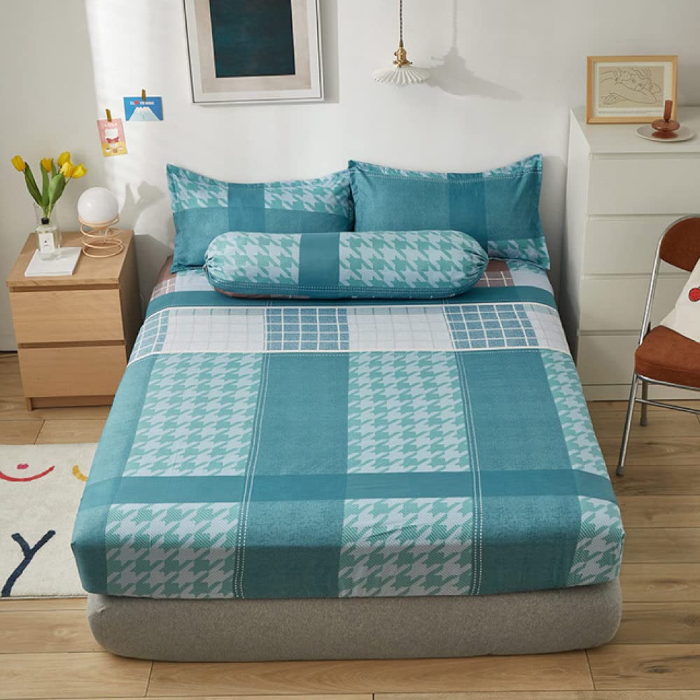 Drap-housse double de qualité supérieure avec maintien élastique intégral