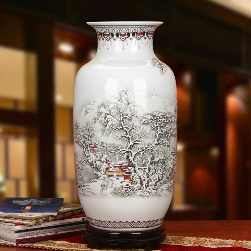 Vase en porcelaine stable et étanche pour bouquet de fleurs sans fuite