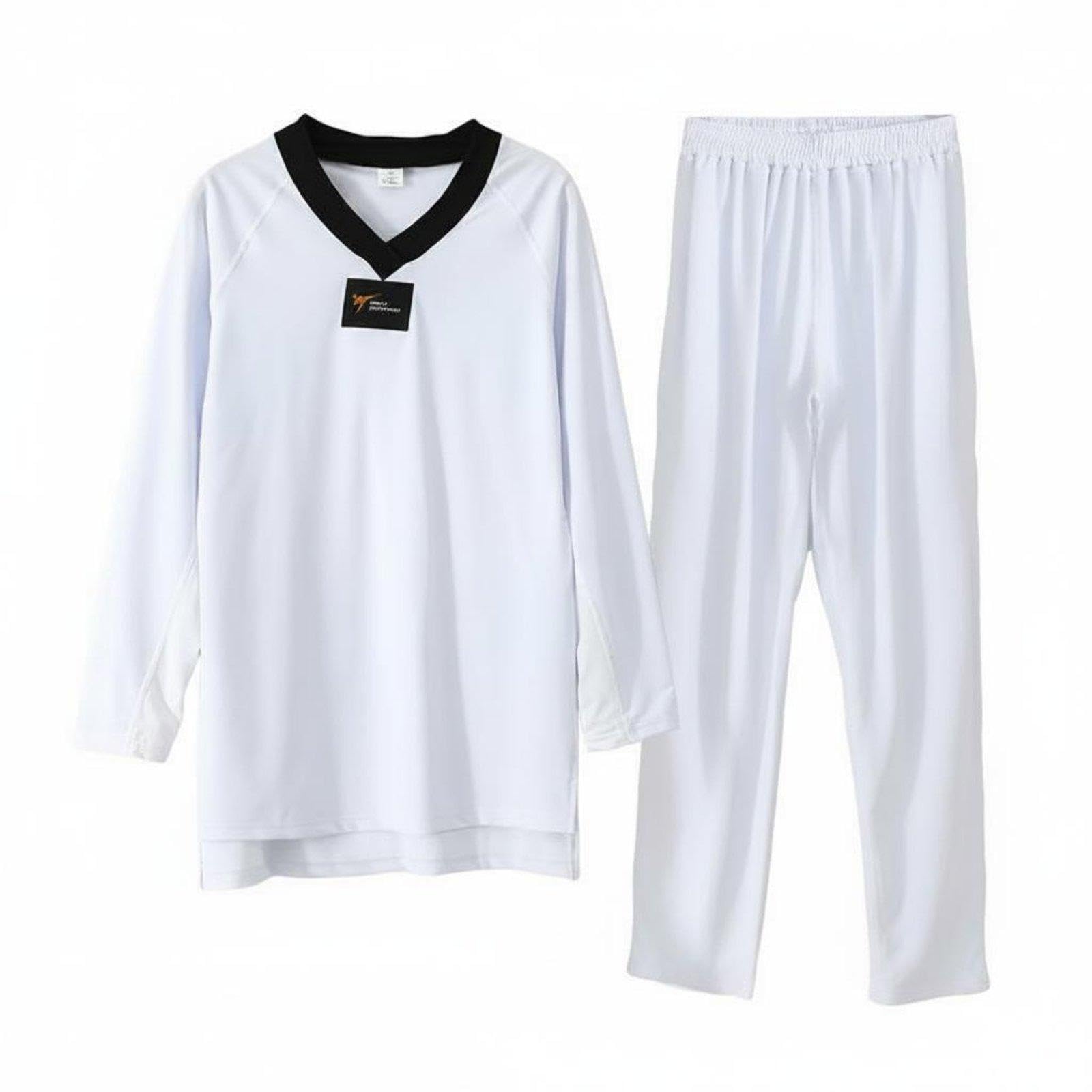 Taekwondo Competition Uniform Breathable Taekwondo Dobok Fighting Arts Training Suit for Athletes Xs130-image-32