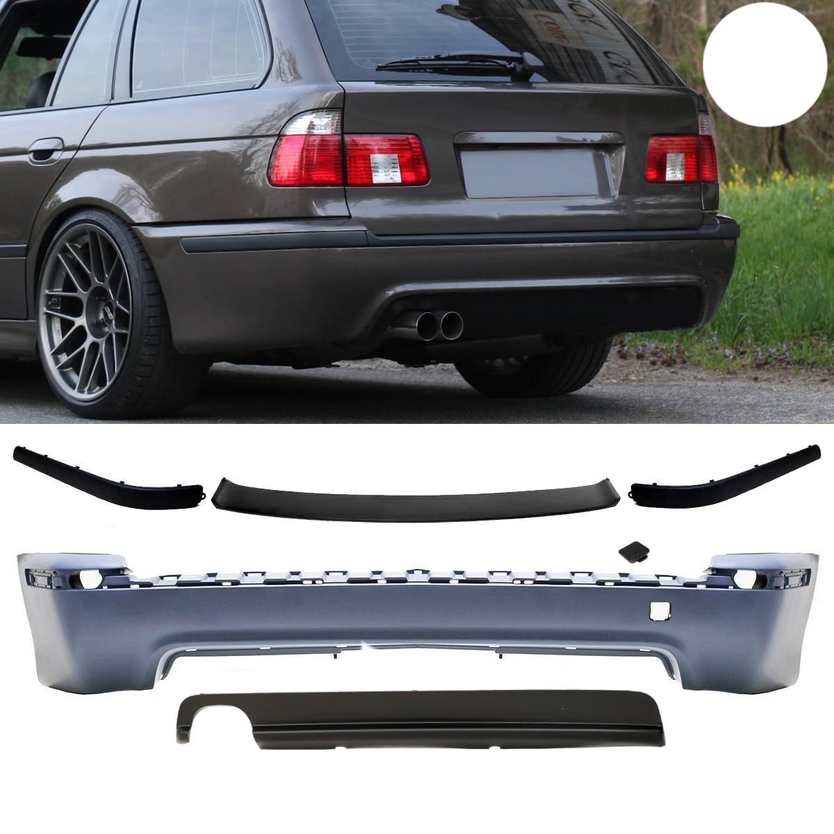 2x KRAFT Stossdämpfer hnten für BMW 5er E39 520 523 525 530 Tourng