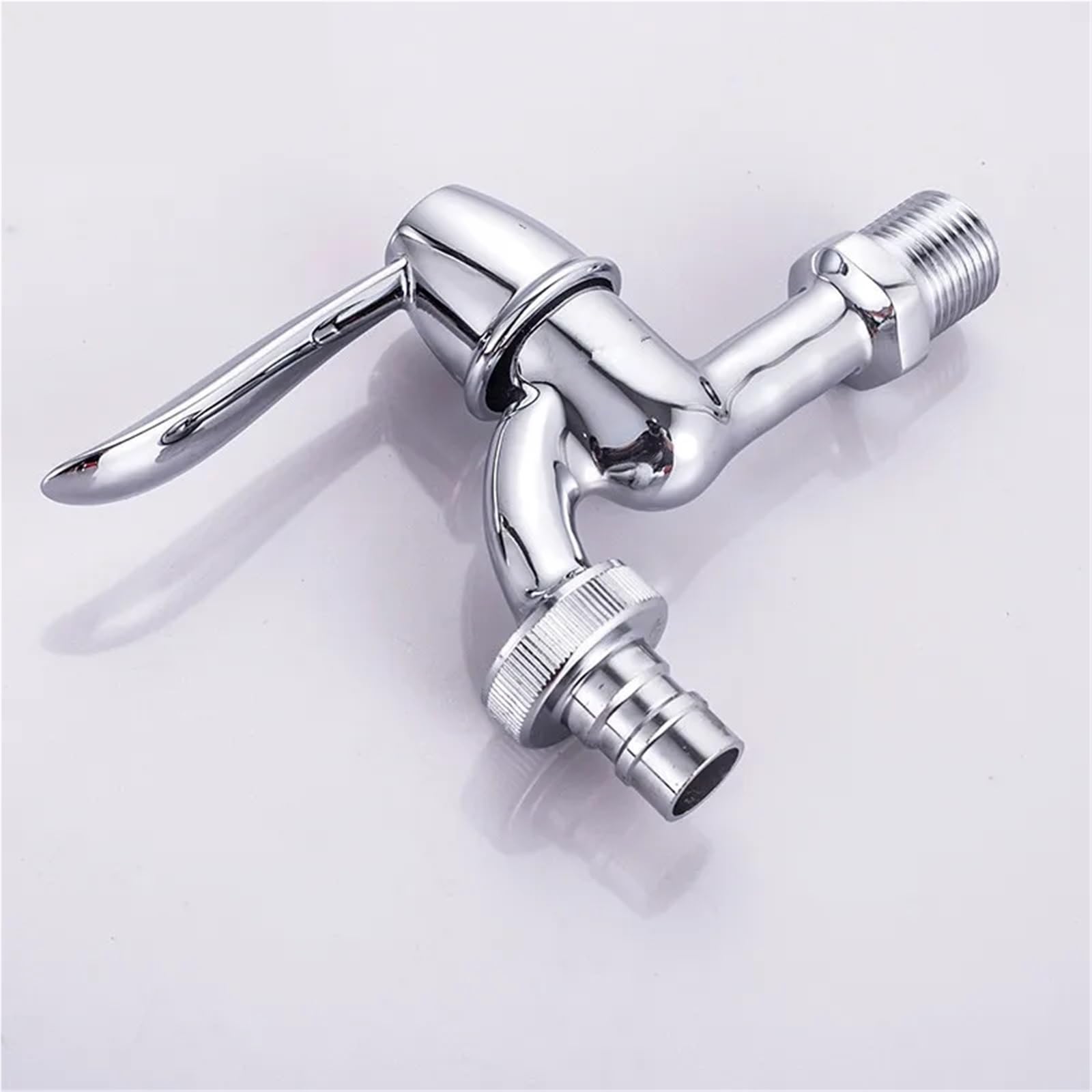 Grifo de baño de 3/4" de latón Cromado, Grifo de Agua para jardín Exterior, Grifo para Lavadora