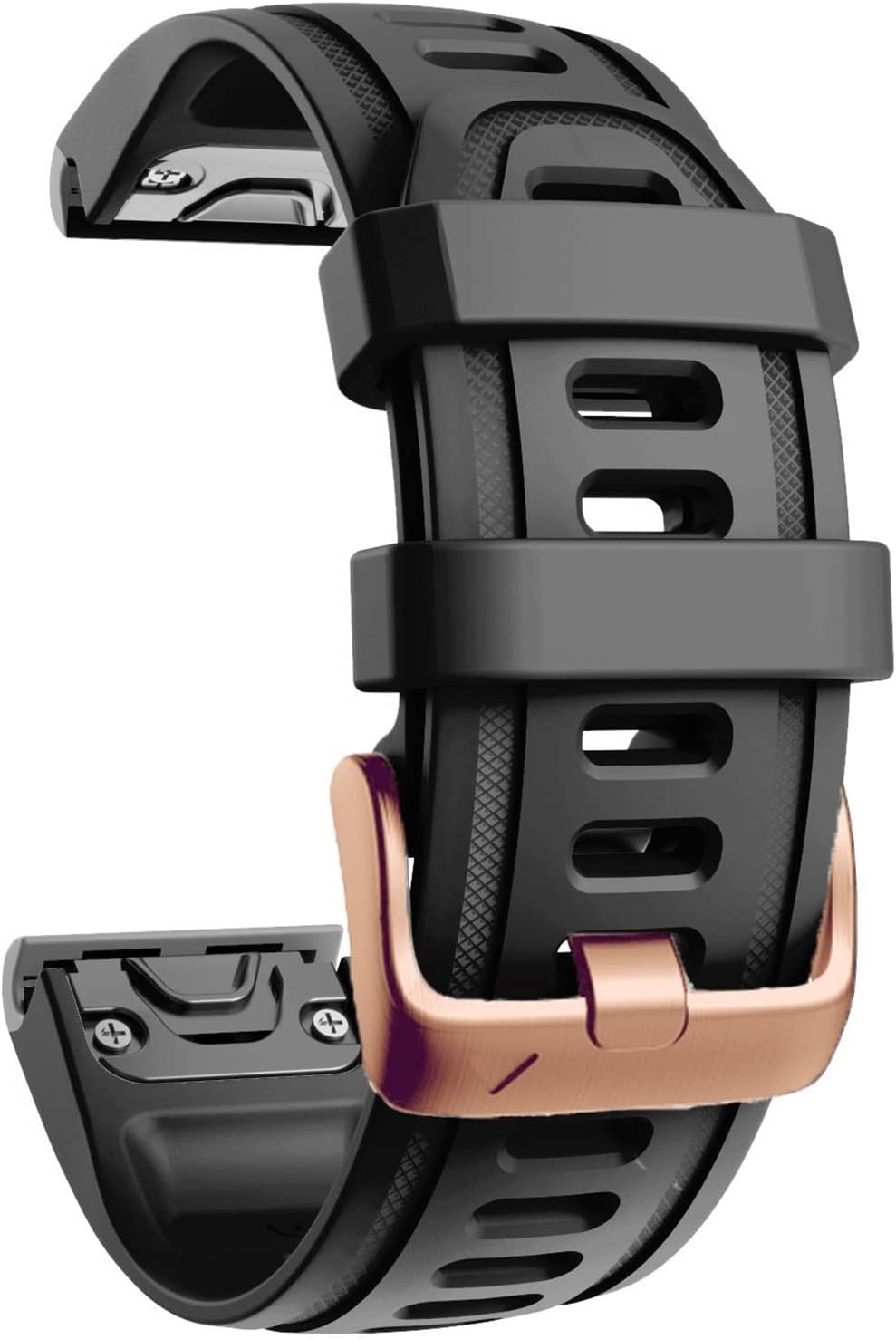 SKM Smart Watch Band Strap for Garmin Fenix 7S/5S/5S Plus/6S/6S Pro Quick Release EasyFit D2 Delta S Silicone 20mm Bracelet (Color : Style Black, Size : Fenix 6S 6S Pro)