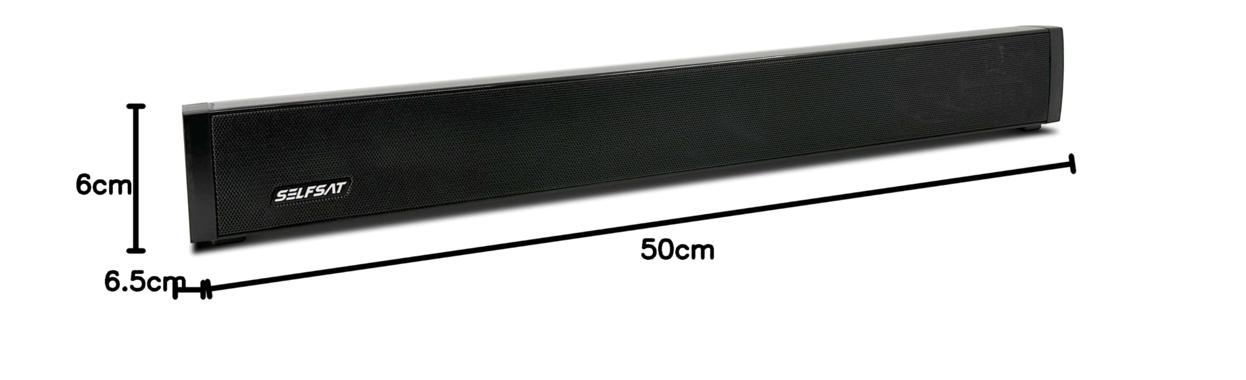 SELFSAT [Test: SEHR GUT SOUNDBAR 22 (12V Soundbar passend für 22“ TVs) Bluetooth schwarz