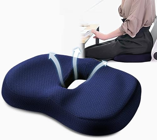 Cojín de espuma viscoelástica para silla de asiento, cojín de asiento de espuma viscoelástica, cojín de espuma viscoelástica para trabajadores de