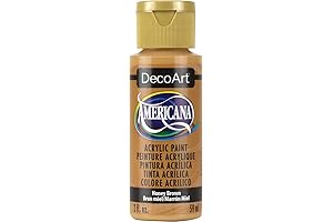 DecoArt Americana Acrylic Paint Offers Warm Brown Shade of Gingerbread