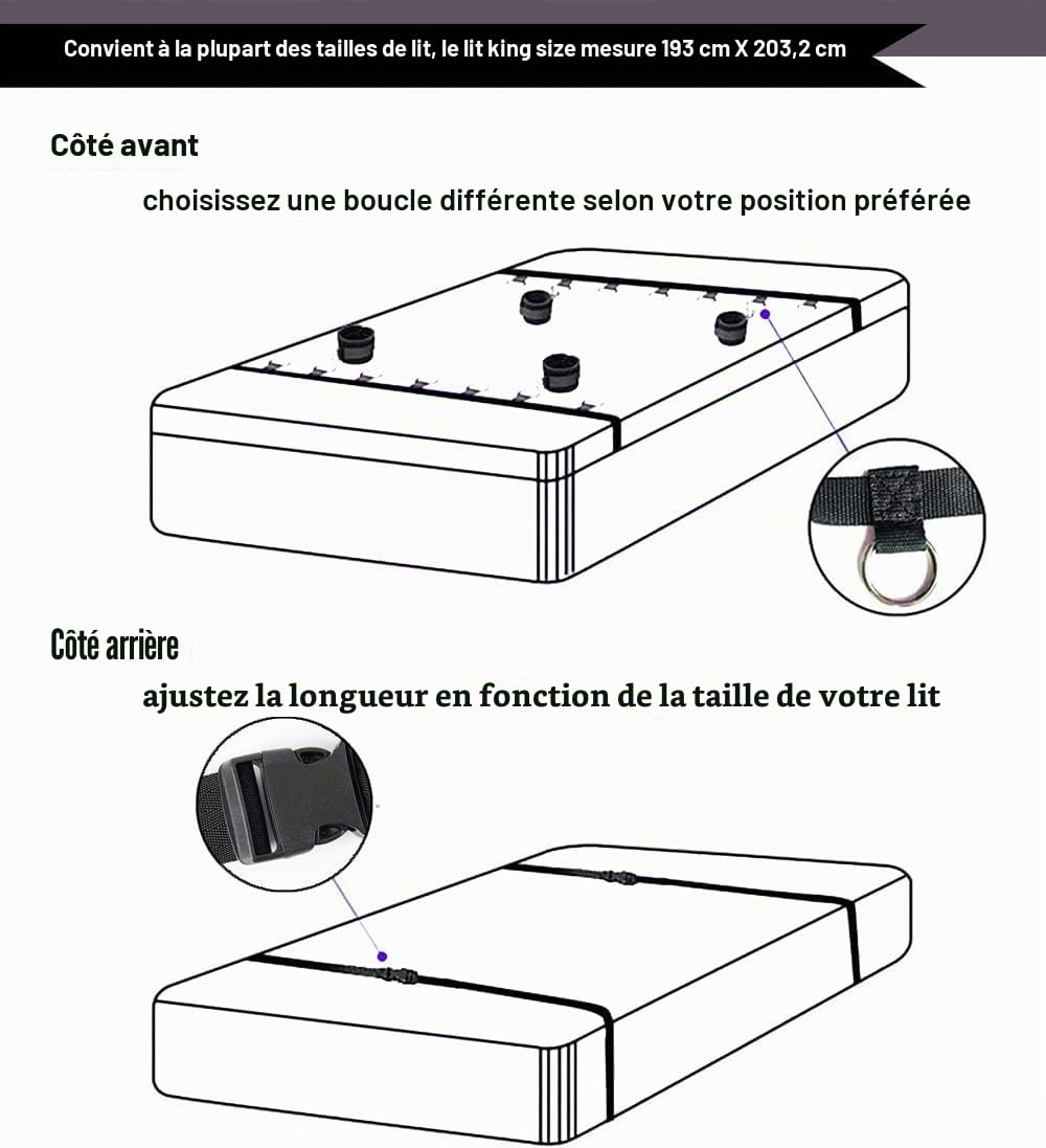 Couples Esclave Corde Paire d'accessoires Sexuels Jouets pour Érotiques Sangle de réglage du mouvement 1