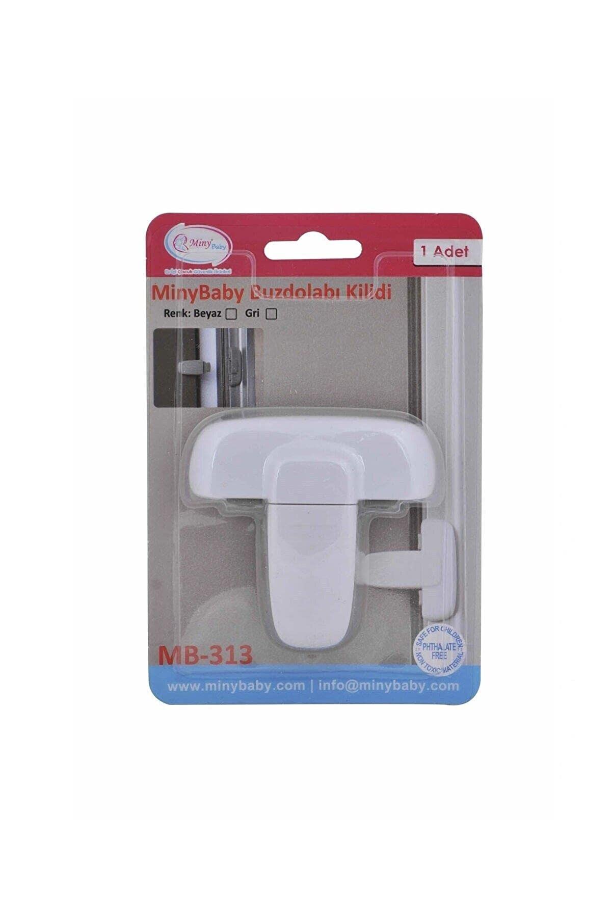 Miny Baby MB313BEYAZ Mandallı Buzdolabı Kilidi (Beyaz)