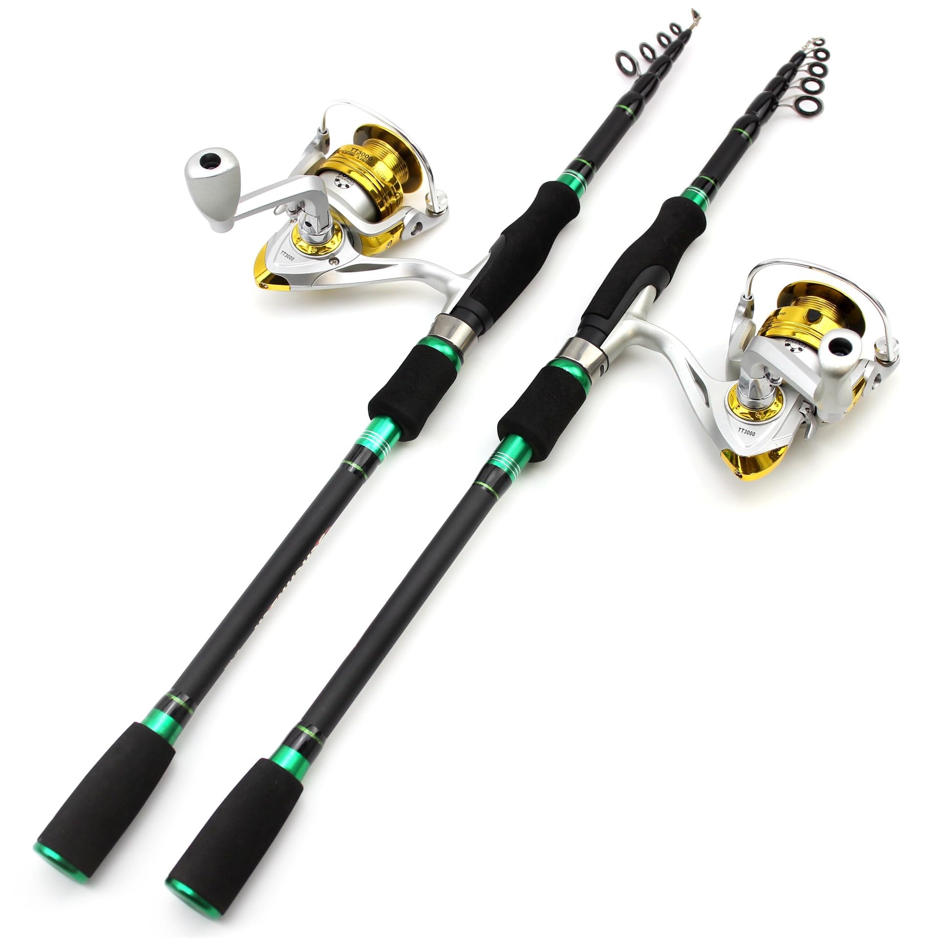 Best Fishing Rods Under 100 – YNWDBY Fishing Pole Telescopic Lure Rod Set Carbon Short ...