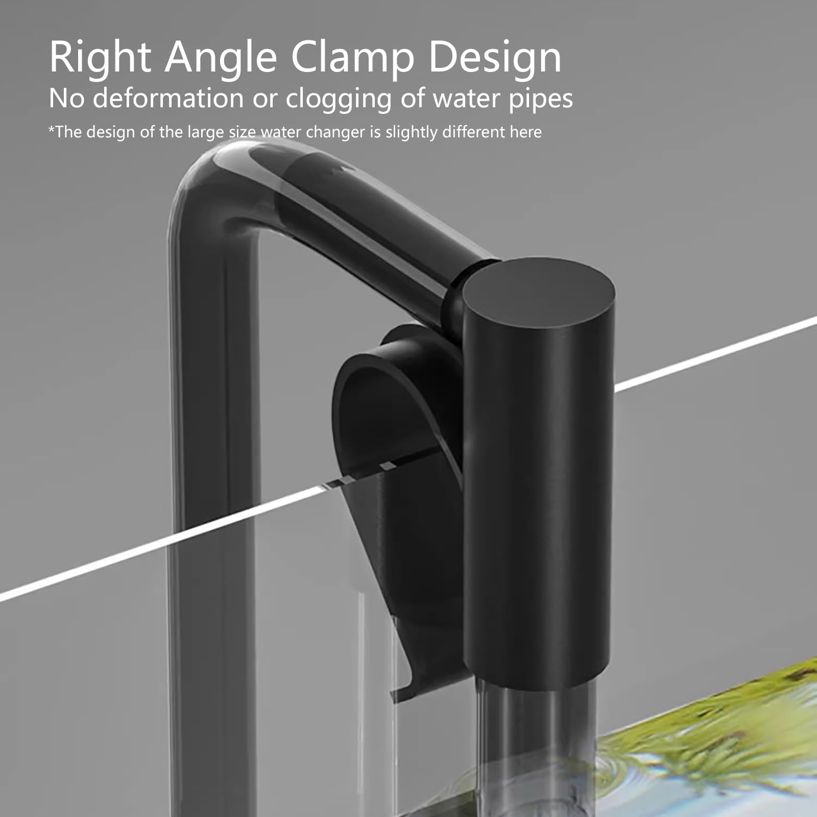 Limpiador Manual De Grava para Acuarios, Kit Limpiador De Arena para Peceras, Limpiador De Algas, Apto para Cambio De Filtro De Agua y Circulación De Agua(L)