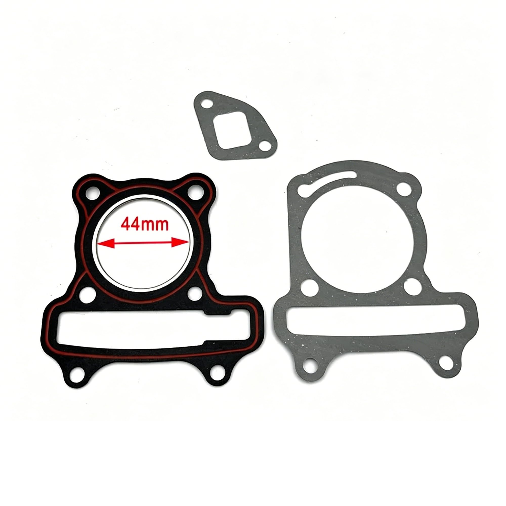 Fasce Elastiche Per GY6 60cc 80cc 100cc 125cc 150cc 200cc 250cc 61MM 63MM Set Guarnizioni Cilindro Scooter Ciclomotore Motore Motociclistico Pistone(60CC)