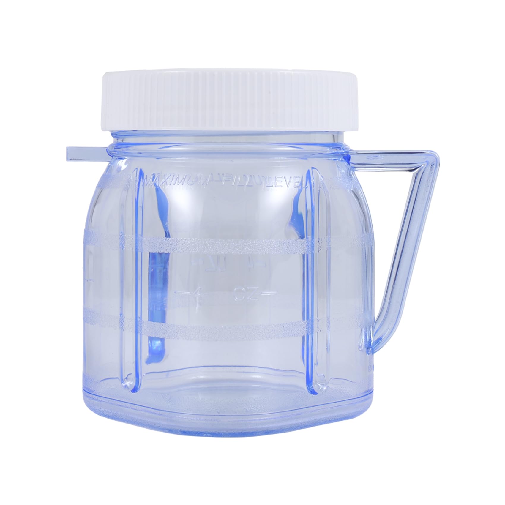 Xnuiasqe For Blender Replacement Parts, 4937 Mini Osterizer Blender Jar Accessory, Cup Mini Plastic Jars with Lids (1 Pack)