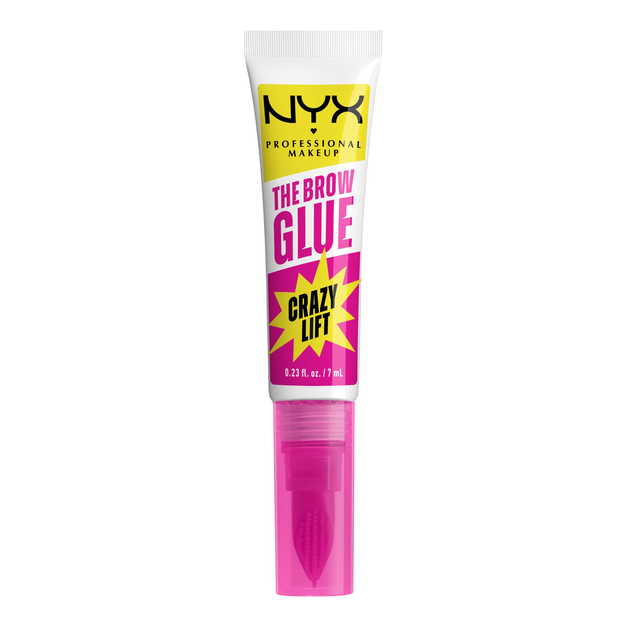 NYX Professional Makeup Brow Glue Crazy Lift 24HR Hold, Transparent