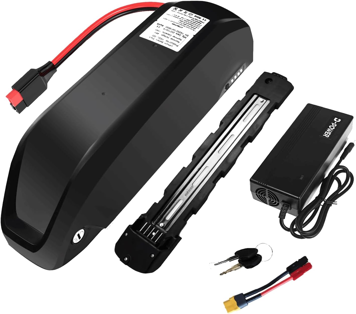 Batterie 48V/36V 13-18Ah Pour Vélo Électrique – Lithium ION Avec BMS, USB, Chargeur, Serrure – Modèles Mifa/Vaun/VTT