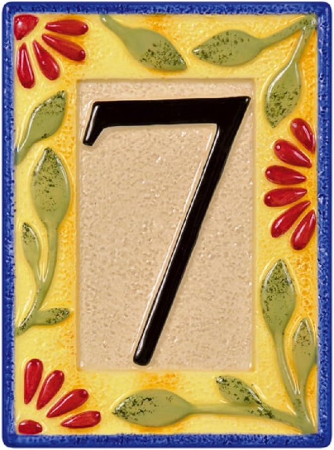 Grasslands Road House Number Assortment Tile 7 Home