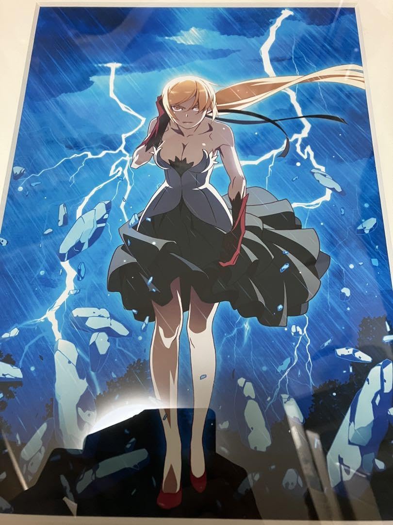 傷物語 キャラファイングラフ キスショット Amazon.co.jp: 複製原画 傷物語 キスショット キャラファイン