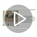 Image of Metal Wall Clock Metal Clock for Bedroom Stylish Wall Clock for Wall Decoration Big Antique Wall Clock (Design 1)