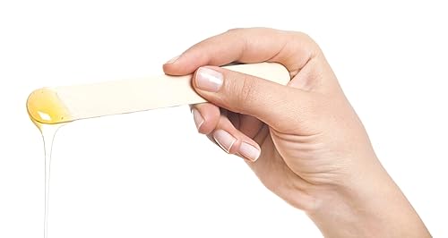 Miniatura 3 de Spa Stix Varillas de cera grandes. Aplicador de palos de depilación corporal de madera natural. El tamaño es de 6 pulgadas x 34. Varillas de cera de