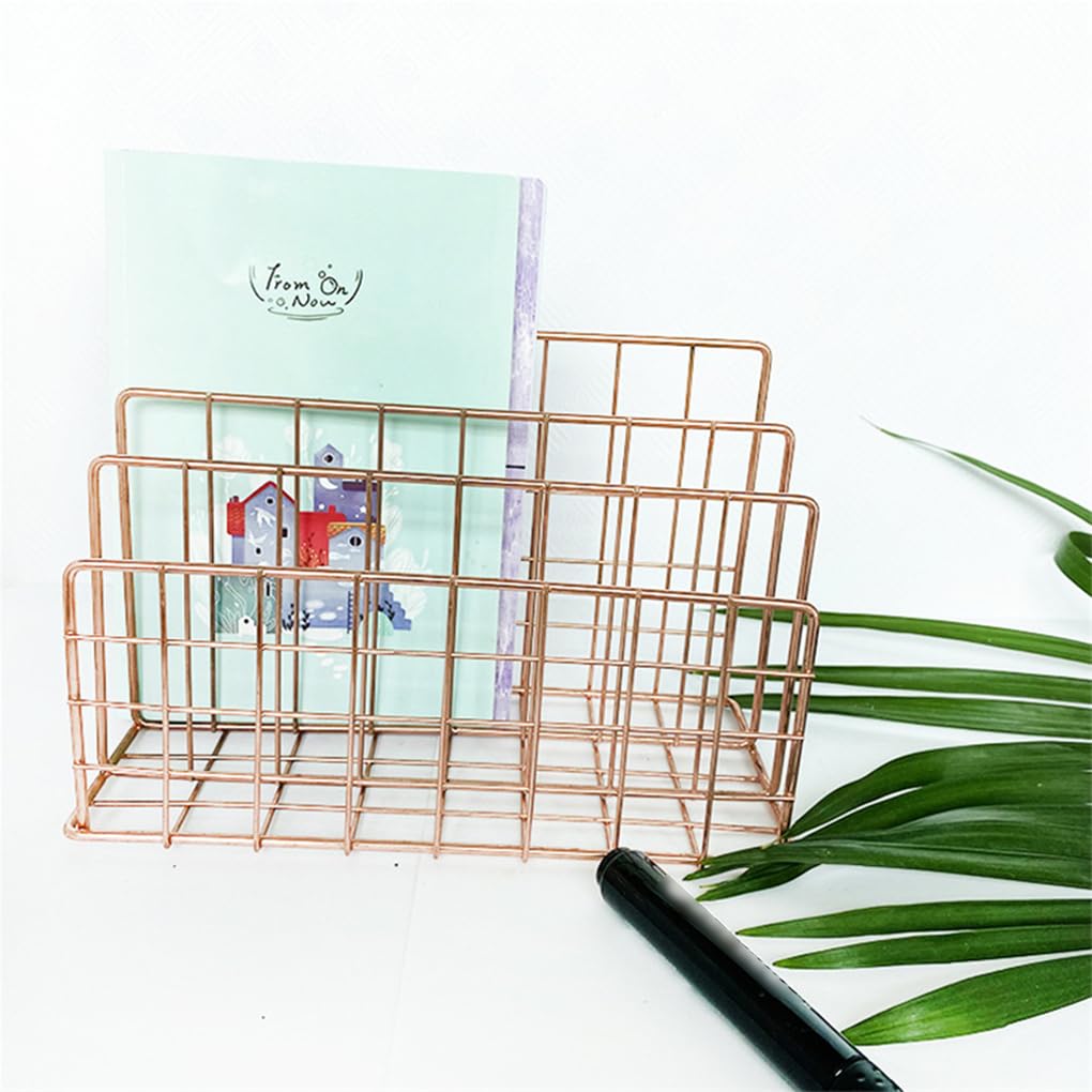 Set di 3 organizer per libri, scaffale salvaspazio per esporre giornali, organizzare casa, soggiorno, ufficio, camera da letto, grande