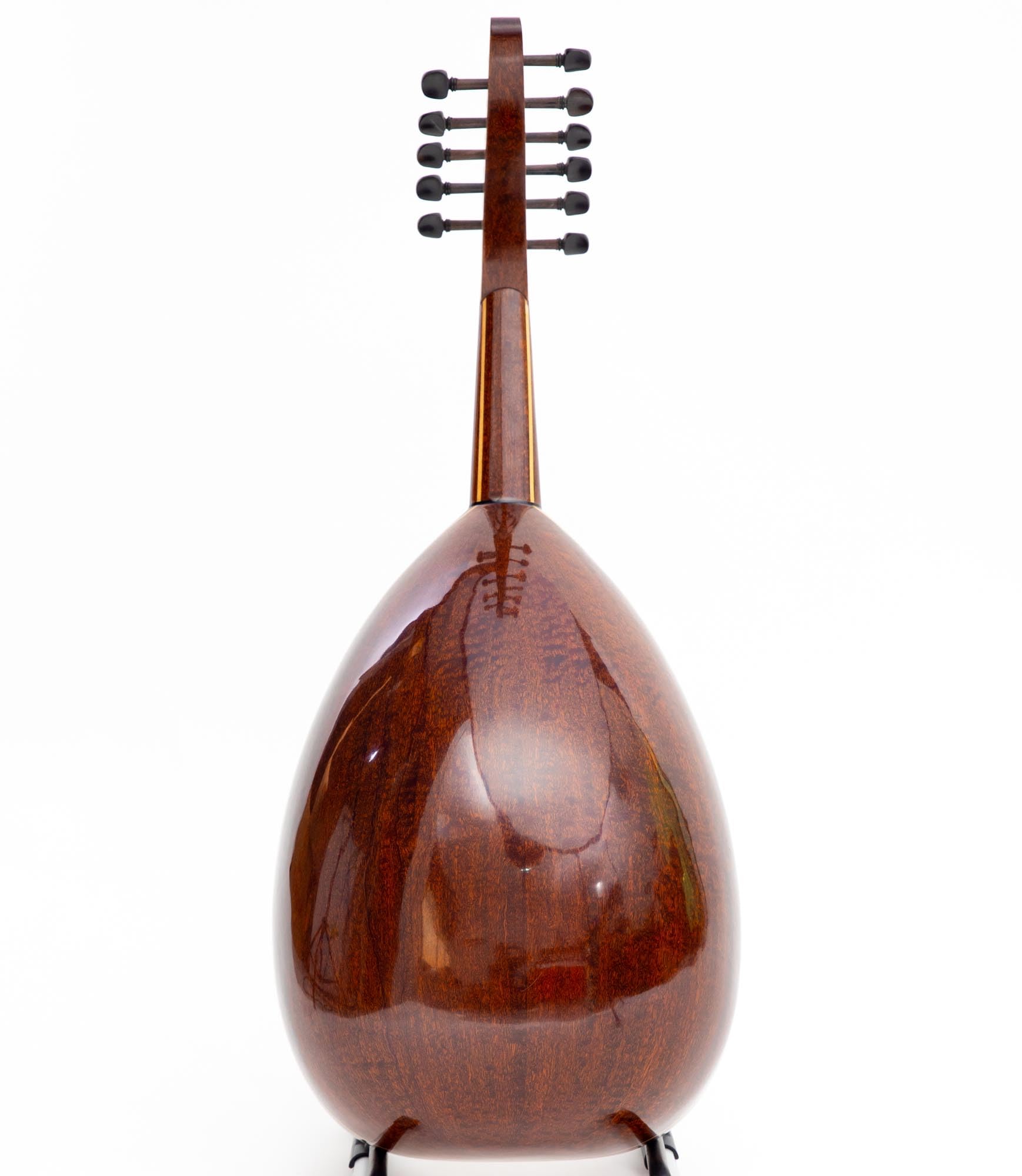 Arabischer Oud Konzert-Oud mit AAA-Zederndecke und Perlmutt, exotisches Pamela-Holz, professionelle Oud-Armlehne und gratis Gigbag