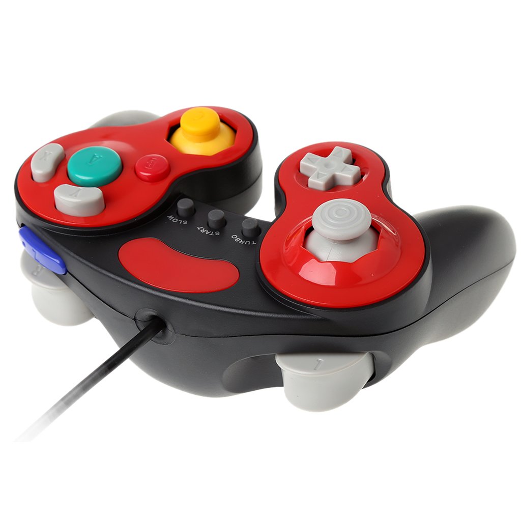 goodluxx Joystick palmare cablato Controller per Gamepad per Game Cube Wii NGC Console Controller per Gamepad palmare per Game Cube Viola [Video Game] [Video Game]