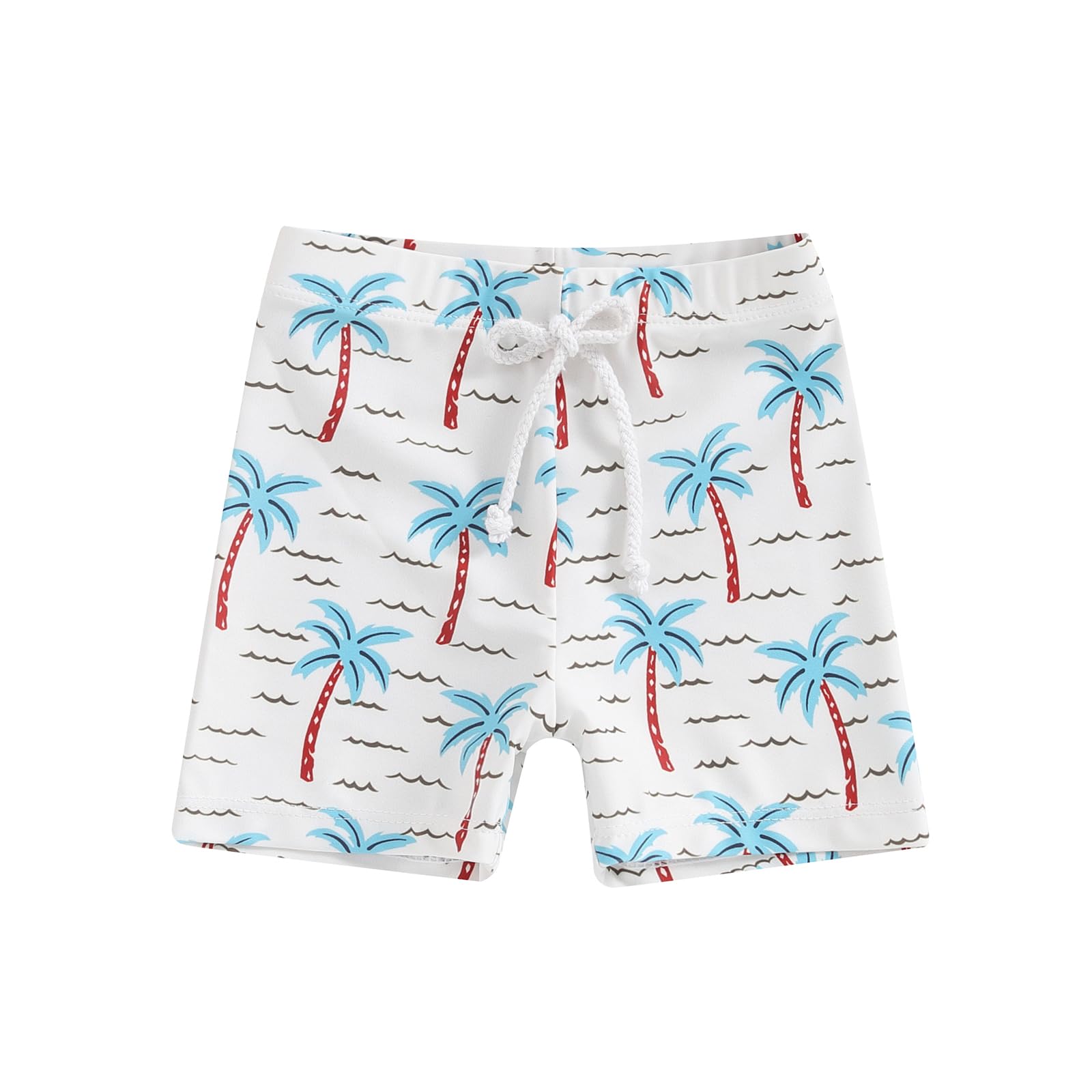 Baby Boy Swimsuit Toddler Baby Boy Beach Swim Shorts Bathing Suitt Swimsuit Swimwear Shorts Boys Swim Trunks (Cd-Tree White,3-4T)