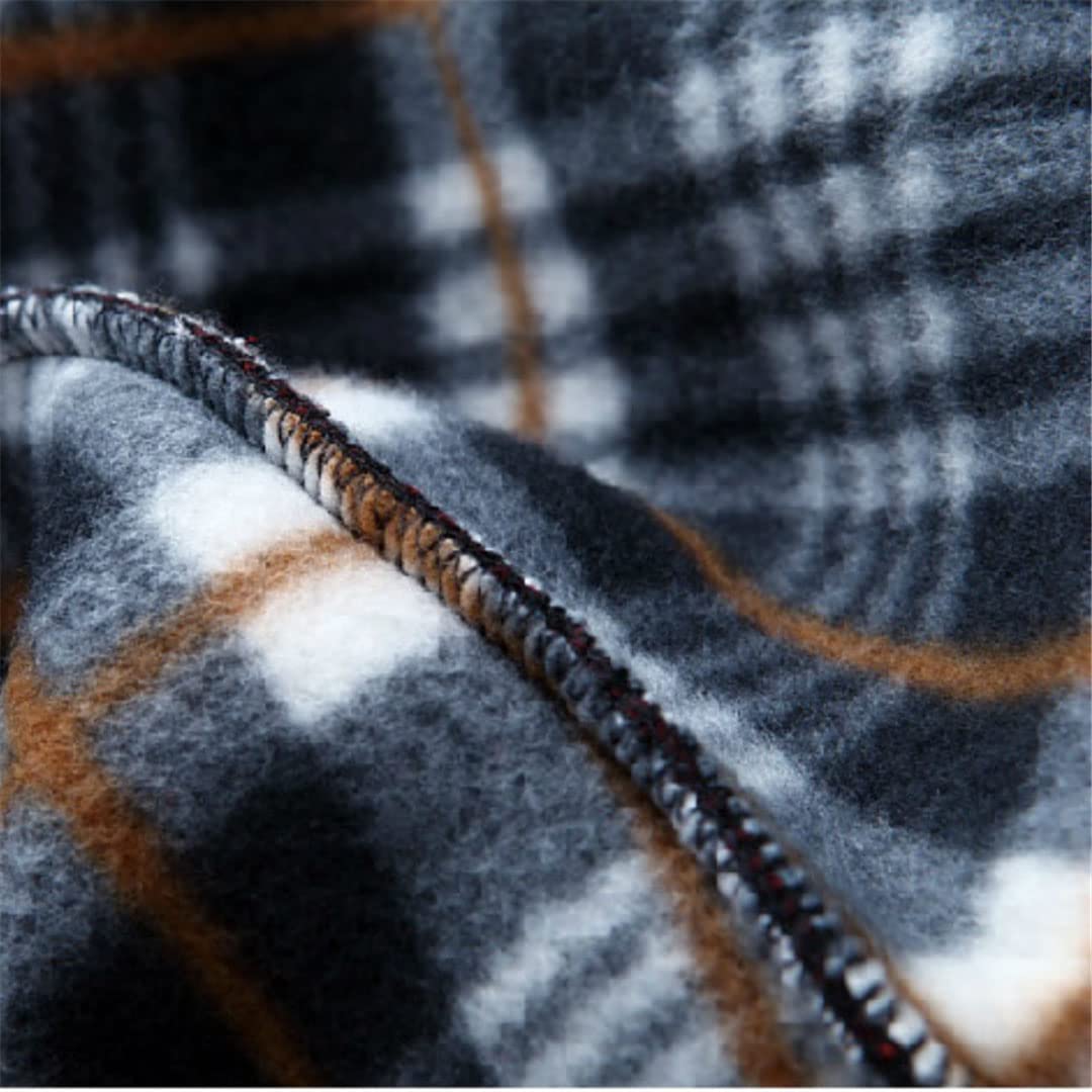 Męski gruby ciepły sweter z dzianiny solidny modny golf swetry pół zamek polar płaszcz, Dark Gray, M