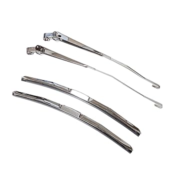 07エルフ ワイド車 メッキ ワイパーアーム＆ブレードセット タイタン コンドル メッキ ワイパーアーム＆ブレードセット いすゞ 07エルフ ワイド