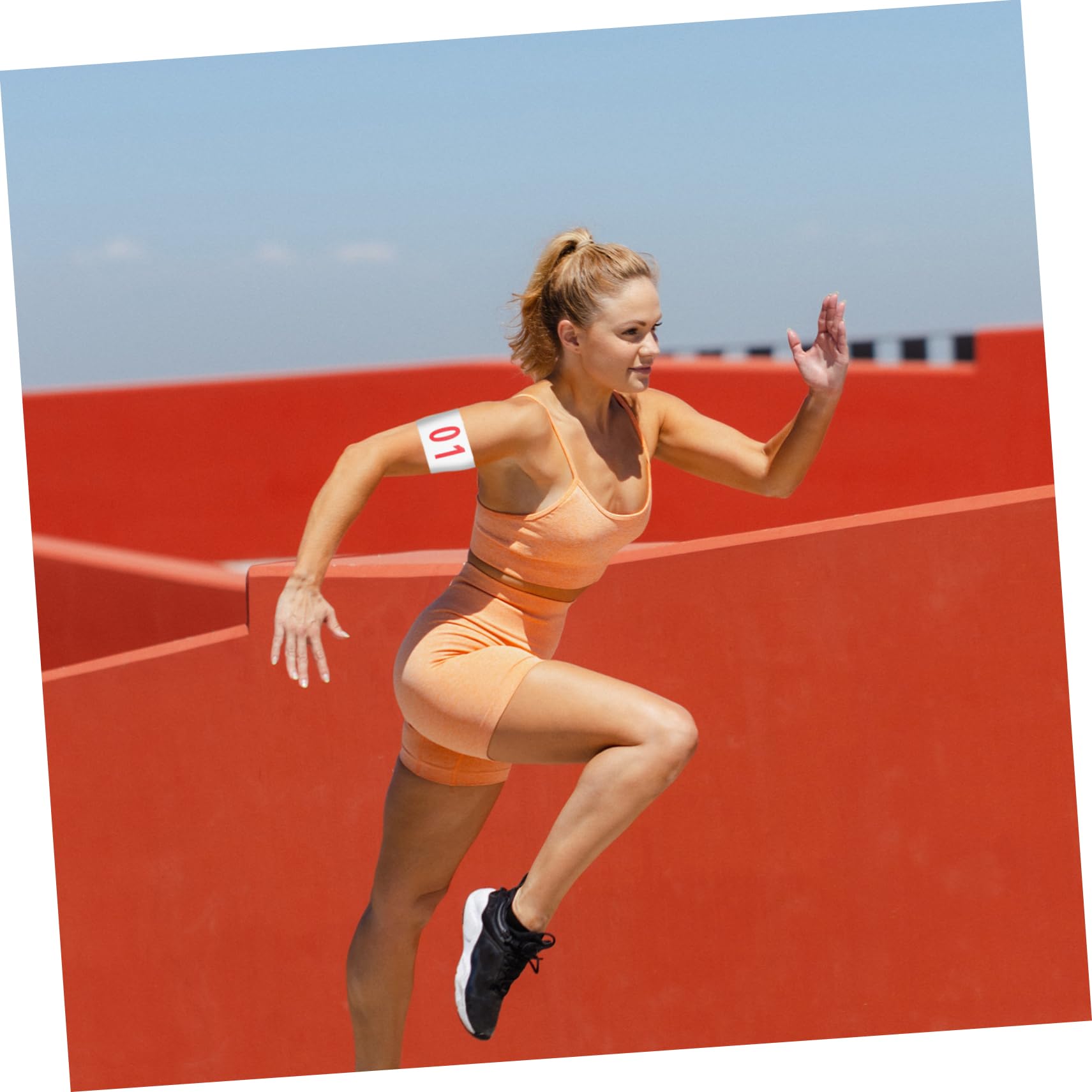 HANABASS Competition Race Bibs Sports Bibs for Sports Polyester Cotton 10 Sheets