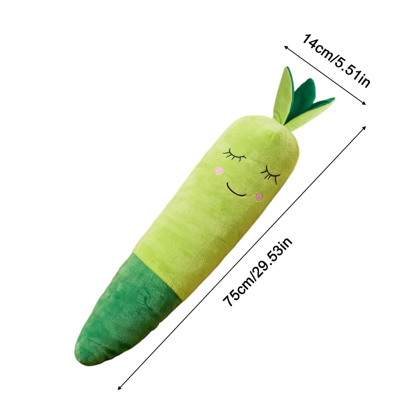 Generico Giocattolo Cane Carota 75 cm Cigolante Resistente ai Morsi Gigante